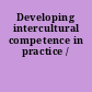 Developing intercultural competence in practice /