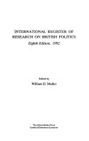 International register of research on British politics.