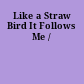 Like a Straw Bird It Follows Me /