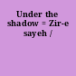 Under the shadow = Zir-e sayeh /