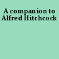 A companion to Alfred Hitchcock