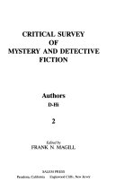 Critical survey of mystery and detective fiction : authors /