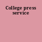 College press service