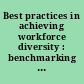 Best practices in achieving workforce diversity : benchmarking study /