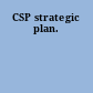 CSP strategic plan.