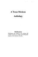 A Texas-Mexican anthology.