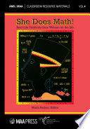 She does math! : real-life problems from women on the job /