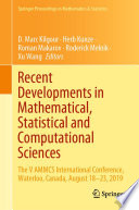 Recent developments in mathematical, statistical and computational sciences : the V AMMCS International Conference, Waterloo, Canada, August 18-23, 2019 /