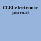 CLEI electronic journal