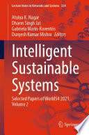 Intelligent sustainable systems selected papers of WorldS4 2021.
