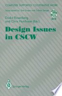 Design issues in CSCW
