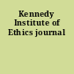 Kennedy Institute of Ethics journal