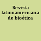 Revista latinoamericana de bioética