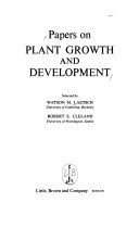 Papers on plant growth and development /