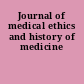 Journal of medical ethics and history of medicine