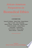 African-American perspectives on biomedical ethics /