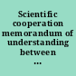 Scientific cooperation memorandum of understanding between the United States of America and Algeria signed at Algiers February 21, 2000, with annexes.