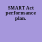 SMART Act performance plan.