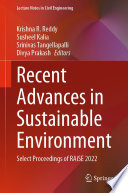 Recent advances in sustainable environment select proceedings of RAiSE 2022 /