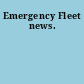Emergency Fleet news.