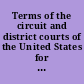 Terms of the circuit and district courts of the United States for the Eastern District of Michigan at Bay City, Mich. June 22, 1886. -- Referred to the House Calendar and ordered to be printed.