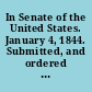 In Senate of the United States. January 4, 1844. Submitted, and ordered to be printed. Mr. Phelps made the following report: The Committee of Claims, to whom was referred the memorial of George Harrison, late a paymaster in the service of the United States, submit the following report...