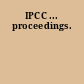 IPCC ... proceedings.