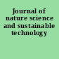 Journal of nature science and sustainable technology