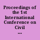 Proceedings of the 1st International Conference on Civil Engineering Education (ICCEE 2021) : Malang, Indonesia, 12 August 2021 /