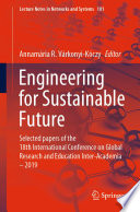 Engineering for sustainable future selected papers of the 18th International Conference on Global Research and Education Inter-Academia -- 2019 /