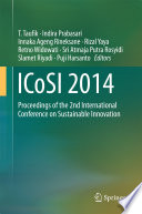 ICoSI 2014 : proceedings of the 2nd International Conference on Sustainable Innovation /