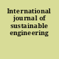 International journal of sustainable engineering