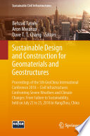 Sustainable Design and Construction for Geomaterials and Geostructures : Proceedings of the 5th GeoChina International Conference 2018 -- Civil Infrastructures Confronting Severe Weathers and Climate Changes : From Failure to Sustainability, held on July 23 to 25, 2018 in HangZhou, China /