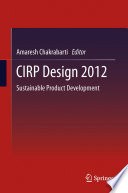CIRP design 2012 : sustainable product development /