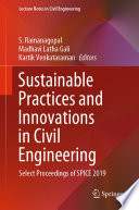 Sustainable practices and innovations in civil engineering : select proceedings of SPICE 2019 /