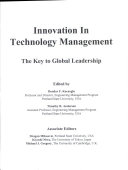 Innovation in technology management : the key to global leadership /