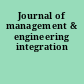 Journal of management & engineering integration