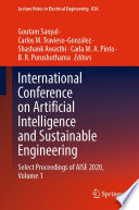 International Conference on Artificial Intelligence and Sustainable Engineering select proceedings of AISE 2020.