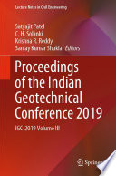 Proceedings of the Indian Geotechnical Conference 2019 : IGC-2019.