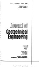 Journal of geotechnical engineering.