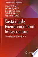 Sustainable environment and infrastructure : proceedings of EGRWSE 2019 /