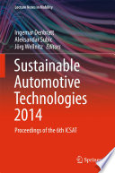 Sustainable automotive technologies 2014 : proceedings of the 6th ICSAT /