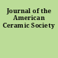 Journal of the American Ceramic Society