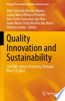 Quality innovation and sustainability : 3rd ICQIS, Aveiro University, Portugal, May 3-4, 2022 /