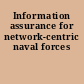 Information assurance for network-centric naval forces