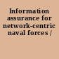 Information assurance for network-centric naval forces /