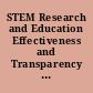 STEM Research and Education Effectiveness and Transparency Act : report (to accompany H.R. 4375)
