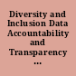 Diversity and Inclusion Data Accountability and Transparency Act of 2021 : report (to accompany H.R. 2123) (including cost estimate of the Congressional Budget Office)