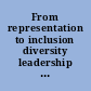 From representation to inclusion diversity leadership for the 21st-Century military : final report.