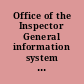 Office of the Inspector General information system security evaluation of Region III - Lisle, IL : redacted version /